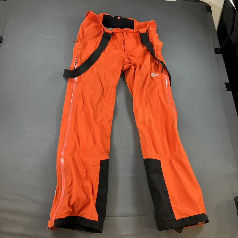 McKinley brand ski bibs featuring adjustable suspenders